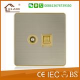 Electrical Wall Switch Socket Tel TV Socket