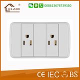 Professional Us Standard Double 3 Pole Socket