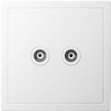 2-Gang TV Outlet