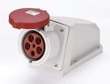 63A 3P+N+PE IP44 surface-mounted socket (MN6511)