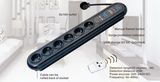 6 Outlets Power Strip, Power Socket Remote Control Function Multiple Socket (GGFPBR06)