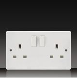 13A 2 Gang Switch Socket (CK213)