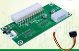 ATX 24-Pin Dual PSU Power Synchronous Start Card Adapter