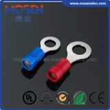 Rd Vinyl PVC Insulated Ring Terminal Double Crimp