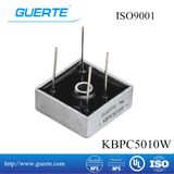 Single-Phase Bridge Rectifier Kbpc-W 50A 1000V with ISO9001
