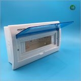 All Plastic Distribution Box White Color Blue Cover