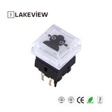 Light Click LED Tactile Switch Built-in Conductive Rubber