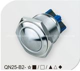 25mm Dpdt Waterproof Push Button Switches (QN25-B2)