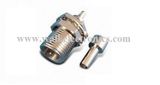 Male Fme Connnector, Fme Male Straight Bulkhead Connector for Rg174 Cable, Rg316 Cable, LMR100 Cable, Crimp Type, 50ohm