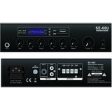 PA Mixer Amplifier (SE-60U) with USB, SD, FM, Bluetooth, Echo