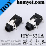 3.5mm 4 Pin SMD Phone Jack with Two Mast (Hy-321A)