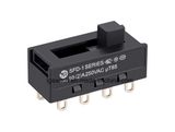 Miniature 2 3 Position 16A Dpdt Micro Toggle Slide Switch