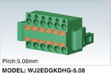 Double Rowfemale Plug-in/Pluggable Terminal Block Connector (WJ2EDGKDHG-5.08)