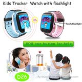 2017 Hot Selling GPS Watch Tracker with Flashlight (D26)