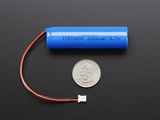 Lithium Ion Battery Pack 2200mAh 3.7V 2.2A Current Max