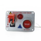 Racing Car 12V Ignition Switch Panel Engine Start Push Button Red LED Toggle Hz