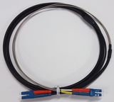 LC/Sc/St/FC Breakout 2 Core Steel Armored/Armoured Outdoor Fiber Optic Patch Cord