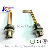 Male Right Angle PCB Panel M8 Customized Long Pin Electrical Connector