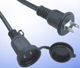 Japanese Waterproof Extension Cords with PSE Certification Rated up to 7A 250V