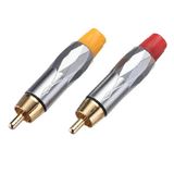 New RCA Male Connector Audio Male Connector (R0050PG)