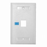 Single Port Network Faceplate in 120 Type (ST-FP01-U)