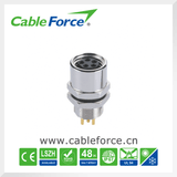 5pin Female M8 Connecctor Rear Fastened PCB Connector