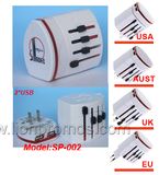 Tailored Logo UK USA Australia Travel Universal Adapter