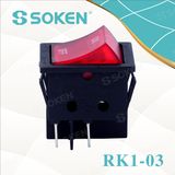 Lighted on off Rocker Switch Panel