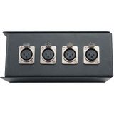 4 Port Cable Box with 4 XLR Female Connector (9.2098)