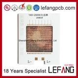 Copper Base PCB for Electronics Power Board with Gold Plating
