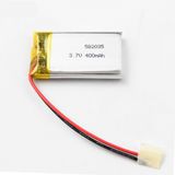 Rechargeable Small Lipo Battery 3.7V 602035 400mAh Polymer Li-ion Batteries