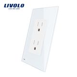Livolo Us Socket (15A) AC110~220V, Wall Powerpoints, Vl-C5c2us-11
