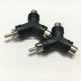 Audio Adapter, RCA Jack to 2RCA Jacks
