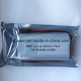 2s1p 7.4V 2600mAh 18650 SANYO Lithium Battery Pack