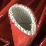 High Temperature Heat Pyro Resistant Silicone Rubber Coated Fire Sleeve
