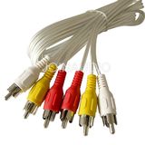 Audio Cable RCA Cable 3RCA to 3RCA Cable (3R-3R AL-WH)