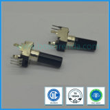 9mm 100k Ohm Rotary Potentiometer with Insulated Long Shaft for Mixer