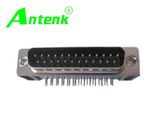 D-SUB 9p Male Right Angle Connector, Footprint 9.4mm