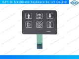 OEM PE Embossing Membrane Switch Keypad with Metal Domes