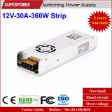 12V 30A 360W Strip Power Supply for LED Light Box