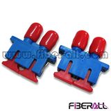 Plastic Hybrid Fiber Optic Adapter Sc to St Sm Dx