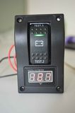 Digital Battery Voltmeter Test Panel Rocker Switch Dpdt on-off-on -Marine Boat