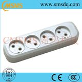 European Style 4 Way Extension Power Cord Socket