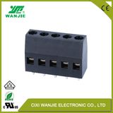 High Quality PCB Terminal Block Screw Connector with High Voltage Wj122, Pitch 5.0mm