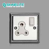 High Quality 13A 1gang Round Pin Socket BS546