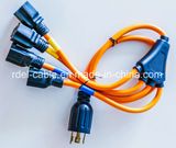 UL Approval Y Splitter AC Power Cord 3X IEC C13 for Home Appliance