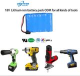 18650 18.5V 2.6ah Rechargeable Lithium Ion Battery Pack for Electric Tools Battery