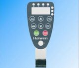 OEM Self Adhesive Pet / PC Black Membrane Touch Switch for Medical