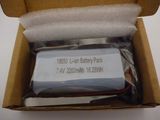 7.4V 2.2ah Lithium Ion Battery Pack with White PVC