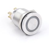 TUV UL RoHS 19mm Illuminated Metal Push Button Switch